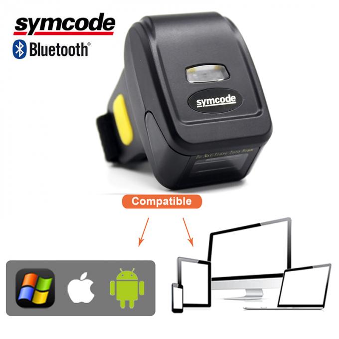 Mini scanner portatif de scanner de code barres/anneau de Bluetooth économique et pratique