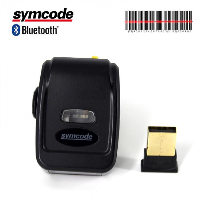 Balayages portables du scanner 120 de code barres de Bluetooth de doigt d'anneau par deuxième taux