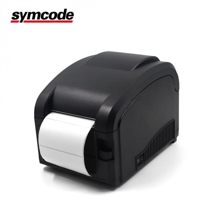 L'impression de label d'imprimante de code barres d'autocollant de Symcode a soutenu de divers matériaux