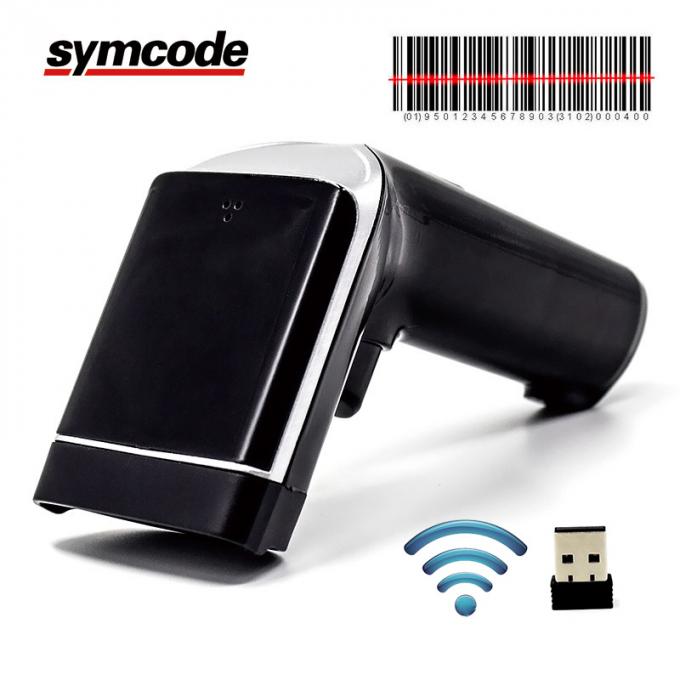 scanner rechargeable de code barres 2.4G 1D/lecteur tenu dans la main de code barres pour l'inventaire